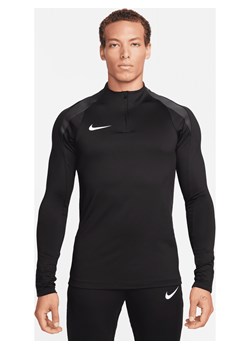 Męska treningowa koszulka piłkarska z zamkiem 1/2 Dri-FIT Nike Strike - Czerń ze sklepu Nike poland w kategorii T-shirty męskie - zdjęcie 178607211