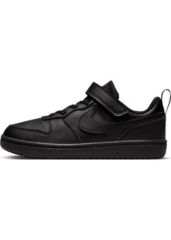 Buty dla małych dzieci Nike Court Borough Low Recraft - Czerń ze sklepu Nike poland w kategorii Buty sportowe dziecięce - zdjęcie 178607381