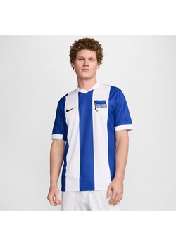 Męska koszulka piłkarska Nike Dri-FIT Hertha BSC Stadium 2024/25 (wersja domowa) (replika) - Niebieski ze sklepu Nike poland w kategorii T-shirty męskie - zdjęcie 178607484