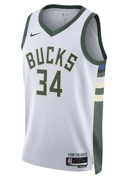 Koszulka męska Nike Dri-FIT NBA Swingman Milwaukee Bucks Association Edition 2022/23 - Biel ze sklepu Nike poland w kategorii T-shirty męskie - zdjęcie 178607810