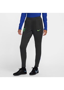 Damskie spodnie piłkarskie Nike Dri-FIT FC Barcelona Strike (wersja trzecia) - Szary ze sklepu Nike poland w kategorii Spodnie damskie - zdjęcie 178608882