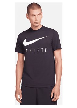 Męski T-shirt treningowy Nike Dri-FIT - Czerń ze sklepu Nike poland w kategorii T-shirty męskie - zdjęcie 178608932