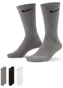 Lekkie skarpety treningowe Nike Everyday (3 pary) - Wielokolorowe ze sklepu Nike poland w kategorii Skarpetki męskie - zdjęcie 178609093