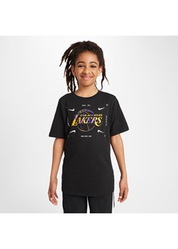 T-shirt z logo dla dużych dzieci (chłopców) Nike NBA Los Angeles Lakers - Czerń ze sklepu Nike poland w kategorii T-shirty chłopięce - zdjęcie 178609393