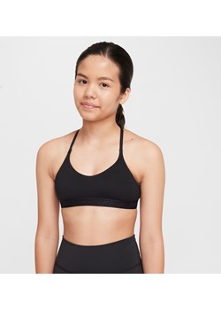 Dziewczęcy stanik sportowy Nike Indy - Czerń ze sklepu Nike poland w kategorii Biustonosze - zdjęcie 178609460