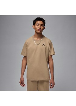 Męski T-shirt z krótkim rękawem Jordan Jumpman - Brązowy ze sklepu Nike poland w kategorii T-shirty męskie - zdjęcie 178609644