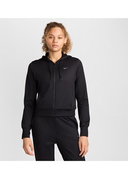 Damska bluza z kapturem i zamkiem na całej długości Nike Therma-FIT One - Czerń ze sklepu Nike poland w kategorii Bluzy damskie - zdjęcie 178609683