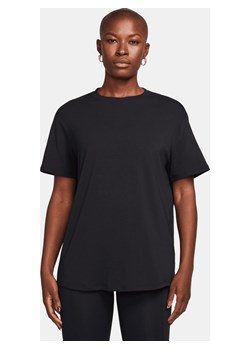 Damska koszulka z krótkim rękawem Dri-FIT Nike One Relaxed - Czerń ze sklepu Nike poland w kategorii Bluzki damskie - zdjęcie 178609820