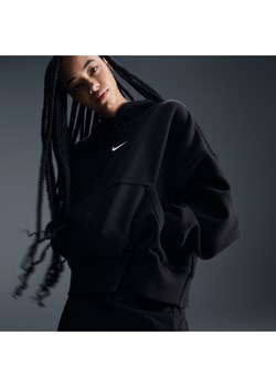 Damska bluza z kapturem o kroju over-oversize Nike Sportswear Phoenix Fleece - Czerń ze sklepu Nike poland w kategorii Bluzy damskie - zdjęcie 178609830