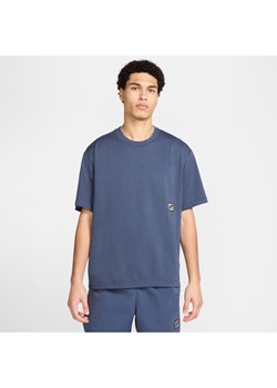 Męska koszulka do fitnessu Dri-FIT Nike Gym Heritage - Niebieski ze sklepu Nike poland w kategorii T-shirty męskie - zdjęcie 178610030