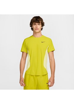 Męska koszulka do tenisa Dri-FIT NikeCourt Slam - Zieleń ze sklepu Nike poland w kategorii T-shirty męskie - zdjęcie 178610340