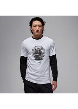T-shirt męski Jordan - Biel - id: 39118431412new - marki Jordan - 178610342 T-shirt męski Jordan - Biel ze sklepu Nike poland w kategorii T-shirty męskie - zdjęcie 178610342