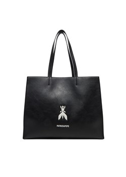 Torebka Patrizia Pepe 8B0172/L145 Czarny ze sklepu eobuwie.pl w kategorii Torby Shopper bag - zdjęcie 178612572