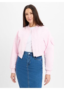 HUGO BLUE Bluza damska - Foraia-1 Kobiety Sztuczne włókno różowy jednolity ze sklepu vangraaf w kategorii Kurtki damskie - zdjęcie 178615092