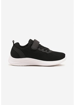 Czarne Buty Sportowe Sneakersy z Siateczki z Rzepem Hirlevia ze sklepu born2be.pl w kategorii Buty sportowe dziecięce - zdjęcie 178624394