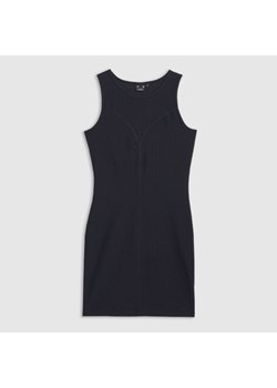 Damska sukienka midi 4F 4FRSS25TDREF188 - czarna ze sklepu Sportstylestory.com w kategorii Sukienki - zdjęcie 178625594