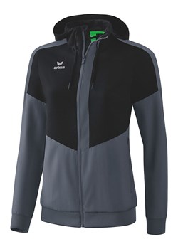 erima Kurtka sportowa &quot;Squad&quot; w kolorze czarno-szarym ze sklepu Limango Polska w kategorii Kurtki damskie - zdjęcie 178628802
