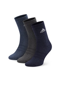 Zestaw 3 par wysokich skarpet unisex adidas IP2634 3-PACK Kolorowy ze sklepu eobuwie.pl w kategorii Skarpetki męskie - zdjęcie 178629533