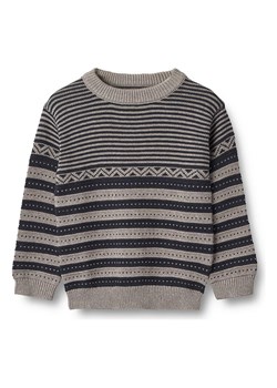 Wheat Sweter &quot;Janus&quot; w kolorze szaro-granatowym ze sklepu Limango Polska w kategorii Swetry chłopięce - zdjęcie 178631870