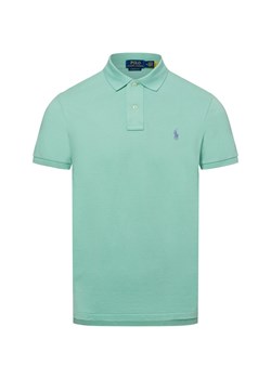Polo Ralph Lauren Męska koszulka polo Mężczyźni Bawełna miętowy jednolity ze sklepu vangraaf w kategorii T-shirty męskie - zdjęcie 178635471