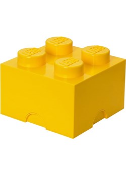 LEGO Pojemnik &quot;Brick 4&quot; w kolorze żółtym - 25 x 18 x 25 cm ze sklepu Limango Polska w kategorii Kosze i pudełka na zabawki - zdjęcie 178639644