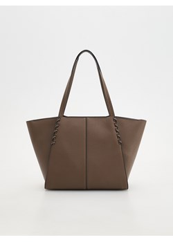 Reserved - Torebka shopper - brązowy ze sklepu Reserved w kategorii Torby Shopper bag - zdjęcie 178640184