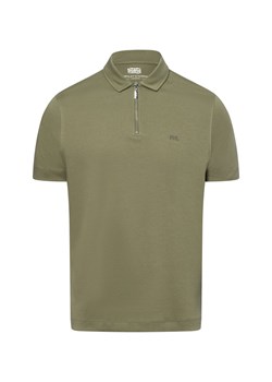 Finshley & Harding London Męska koszulka polo Mężczyźni Bawełna trzcinowy jednolity ze sklepu vangraaf w kategorii T-shirty męskie - zdjęcie 178641483