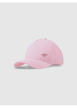 Dziecięca czapka z daszkiem 4F 4FJWSS25ACABU387- różowa ze sklepu Sportstylestory.com w kategorii Czapki dziecięce - zdjęcie 178643154