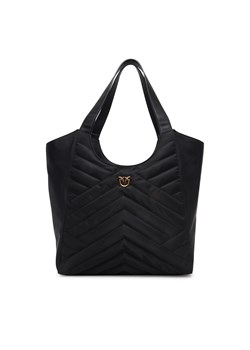 Torebka PINKO Tote Bag Puzzle 104536 A1EU Z99Q Czarny ze sklepu eobuwie.pl w kategorii Torby Shopper bag - zdjęcie 178648040