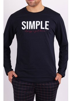 Długa piżama męska granatowa 508, Kolor granatowy-wzór, Rozmiar 2XL, leptir - id: 195993 - marki Leptir - 178649142 Długa piżama męska granatowa 508, Kolor granatowy-wzór, Rozmiar 2XL, leptir ze sklepu Intymna w kategorii Piżamy męskie - zdjęcie 178649142