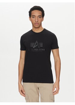 Alpha Industries T-Shirt Basic 100501 Czarny Regular Fit ze sklepu MODIVO w kategorii T-shirty męskie - zdjęcie 178650122