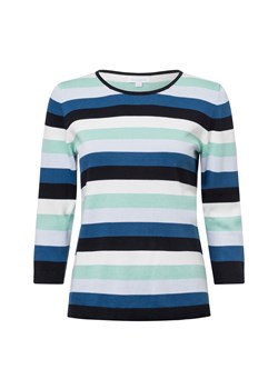 brookshire Sweter damski z dzianiny Kobiety Bawełna niebieski w paski ze sklepu vangraaf w kategorii Swetry damskie - zdjęcie 178651403
