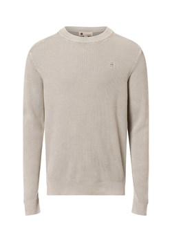 G-Star RAW Męski sweter z dzianiny Mężczyźni Bawełna jasny szary wypukły wzór tkaniny ze sklepu vangraaf w kategorii Swetry męskie - zdjęcie 178651462