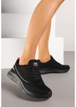 Czarno-Różowe Buty Sportowe Sneakersy Siateczkowe na Podeszwie z Pianki Rellica ze sklepu renee.pl w kategorii Buty sportowe damskie - zdjęcie 178652351