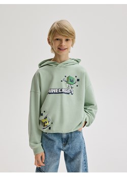 Reserved - Bluza Minecraft - jasnoturkusowy ze sklepu Reserved w kategorii Bluzy chłopięce - zdjęcie 178652721