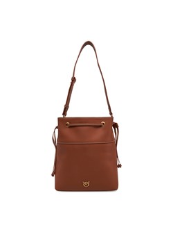 Torba PINKO SECCHIELLO CLASSIC 104305 A29Q L84Q Brązowy ze sklepu eobuwie.pl w kategorii Torebki worki - zdjęcie 178653343