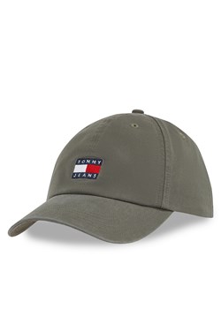 Czapka z daszkiem Tommy Jeans Tjm Heritage Cap AM0AM12020 Zielony ze sklepu eobuwie.pl w kategorii Czapki z daszkiem męskie - zdjęcie 178653384