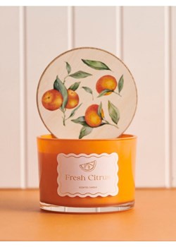 Sinsay - Świeczka Fresh Citrus - pomarańczowy ze sklepu Sinsay w kategorii Świece i dyfuzory - zdjęcie 178654464