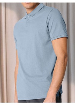 Sinsay - Koszulka polo - błękitny ze sklepu Sinsay w kategorii T-shirty męskie - zdjęcie 178654510