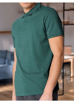 Sinsay - Koszulka polo - zielony ze sklepu Sinsay w kategorii T-shirty męskie - zdjęcie 178654513