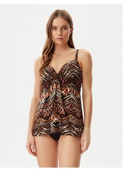 Miraclesuit Tankini Tribal Tigress Gala 6552281 Brązowy ze sklepu MODIVO w kategorii Stroje kąpielowe - zdjęcie 178655021