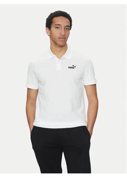 Puma Polo Essentials 682552 Biały Regular Fit ze sklepu MODIVO w kategorii T-shirty męskie - zdjęcie 178656022