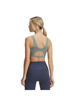 Biustonosz treningowy Under Armour UA Infinity Low Mesh - zielony ze sklepu Sportstylestory.com w kategorii Biustonosze - zdjęcie 178661450