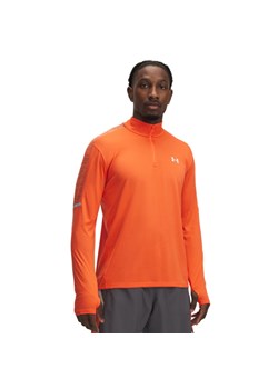 Męski longsleeve treningowy Under Armour UA Tech Utility 1/4 Zip - pomarańczowy ze sklepu Sportstylestory.com w kategorii T-shirty męskie - zdjęcie 178661504