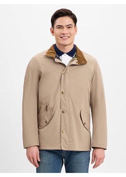 Barbour Męska kurtka funkcjonalna - Spoonbill Mężczyźni Sztuczne włókno melanżowy jednolity ze sklepu vangraaf w kategorii Kurtki męskie - zdjęcie 178662300
