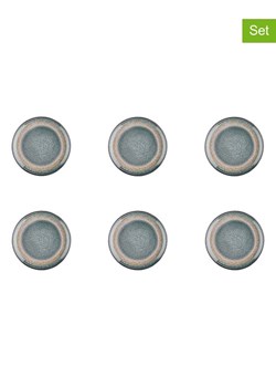 Björn Talerze (6 szt.) "Genesis" w kolorze szaro-beżowym - Ø 16,5 cm ze sklepu Limango Polska w kategorii Naczynia - zdjęcie 178664231