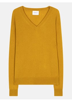 Perfect Cashmere Kaszmirowy sweter &quot;Kalie&quot; w kolorze musztardowym ze sklepu Limango Polska w kategorii Swetry damskie - zdjęcie 178665353