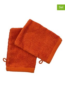 Soft by Perle de Coton Myjki (2 szt.) &quot;Epo&quot; w kolorze pomarańczowym ze sklepu Limango Polska w kategorii Ścierki kuchenne - zdjęcie 178665622