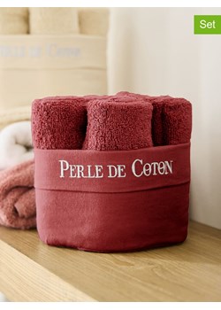 Soft by Perle de Coton Ręczniki (6 szt.) w kolorze bordowym dla gości ze sklepu Limango Polska w kategorii Ręczniki - zdjęcie 178665643