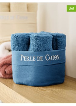 Soft by Perle de Coton Ręczniki (6 szt.) w kolorze niebieskim dla gości ze sklepu Limango Polska w kategorii Ręczniki - zdjęcie 178665654